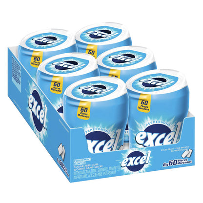 Excel Sugar-Free Peppermint Gum, 6 × 60 pieces — gallery image 2