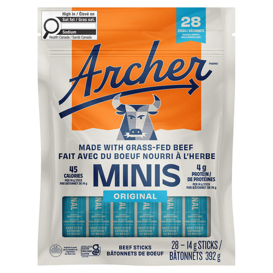 Archer - Grass Fed Beef Sticks, 28 × 14 g — product image