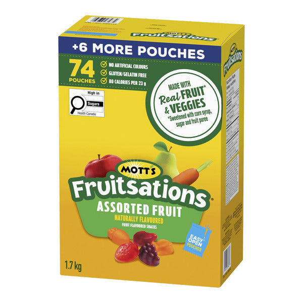 Mott's Fruitsations Snacks, 74 × 23 g — product image