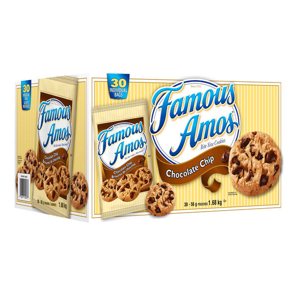 Famous Amos Bite-size Cookies, 30-count — gallery image 2
