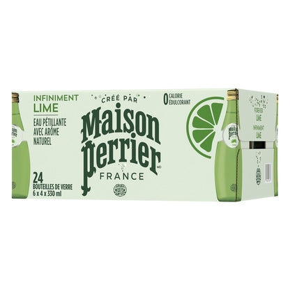 Maison Perrier Glass Lime Sparkling Water, 24 x 330 mL — image 2