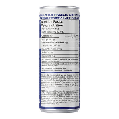 Orangina Zero Sugar Sparkling Citrus Beverage Cans, 330 ml x 24-pack — image 4
