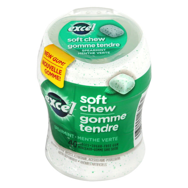Excel Softchew Spearmint Gum, 6 × 40 pieces — product image