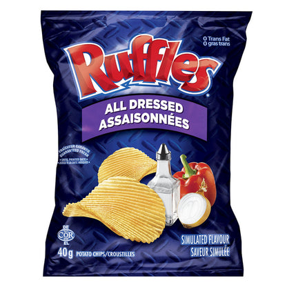 Ruffles All Dressed Potato Chips, 48 × 40 g — product image