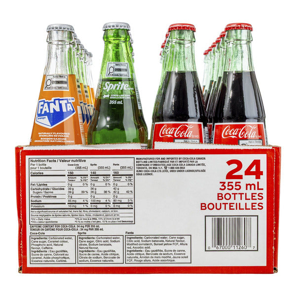 Coca-Cola Fiesta Pack Glass Bottles, 24 × 355 mL — image 2