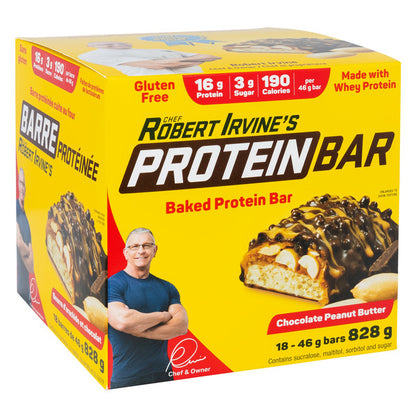 Chef Robert Irvine's Fitcrunch Protein Bars, Chocolate Peanut Butter, 18 × 46 g — gallery image 3
