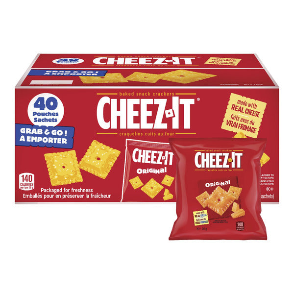 Cheez-IT Original Crackers, 40 x 28 g — product image
