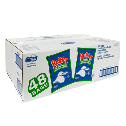 Ruffles Sour Cream 'n Onion Potato Chips, 48 × 40 g — gallery image 3