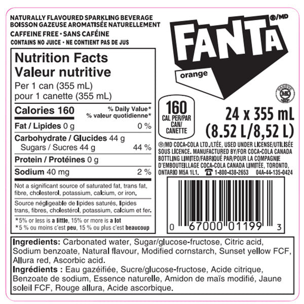 Fanta Orange 355 mL 24-pack — image 2