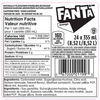 Fanta Orange 355 mL 24-pack — image 2
