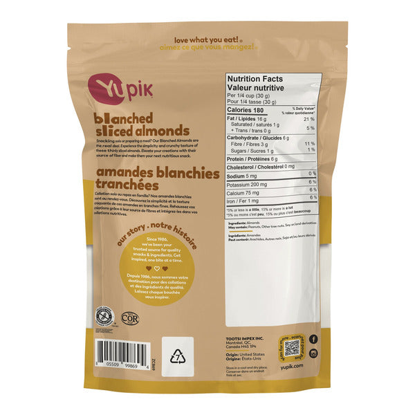 Yupik Sliced Almonds, 1 kg — gallery image 4