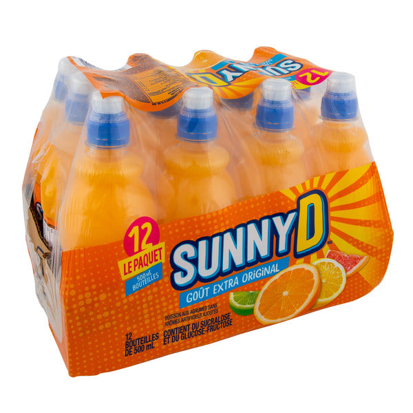Sunny D, Tangy Original, 500 mL, 12-pack — image 3