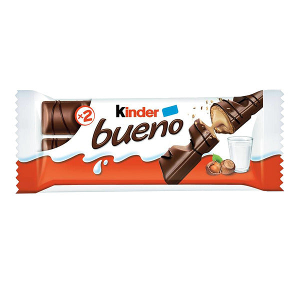Kinder Bueno Chocolate & Hazelnut Cream Candy Bars, 20 × 43 g — product image