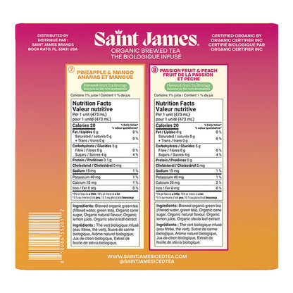 Saint James Organic Brewed Tea, 15 x 473 mL — image 2