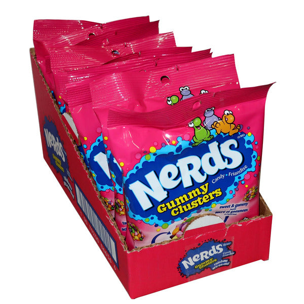 Nerds Gummy Clusters, Rainbow, Candy, 10 × 142 g — product image