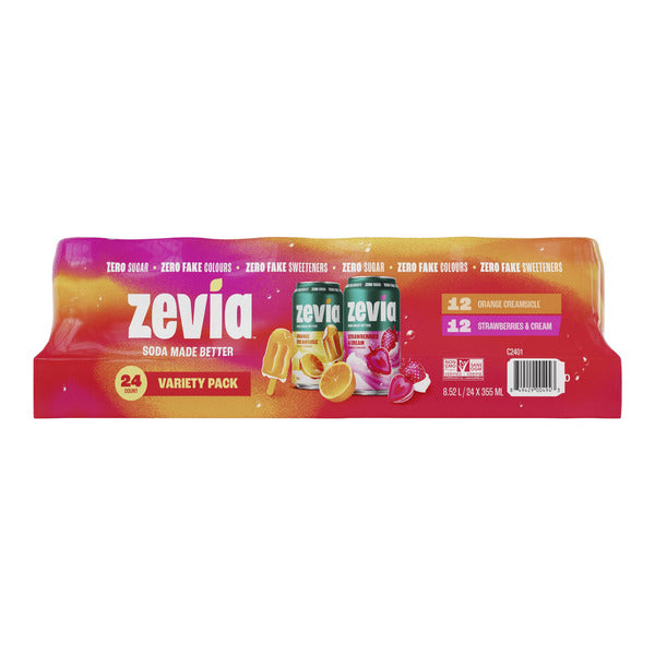 Zevia Variety Pack, 24 × 355 mL — image 3