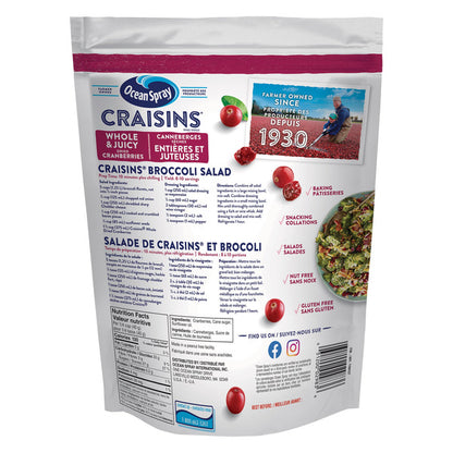 Ocean Spray Craisins Whole & Juicy Dried Cranberries, 1.8 kg — gallery image 2