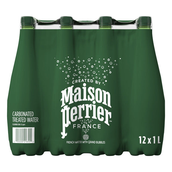 Maison Perrier Carbonated Natural Spring Water, 1 L 12-pack — image 3