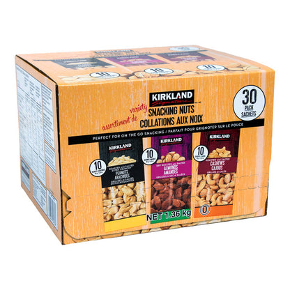 Kirkland Signature Snacking Nuts Variety Pack, 30 × 45 g — gallery image 2