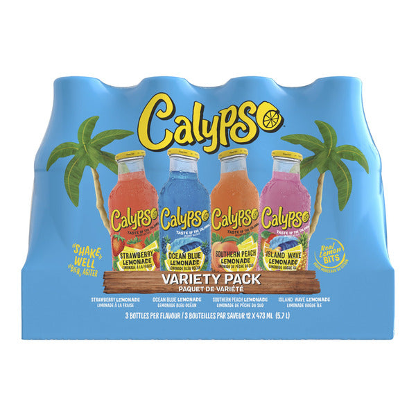 Calypso Lemonade Variety Pack, 473 mL, 12-pack — image 1