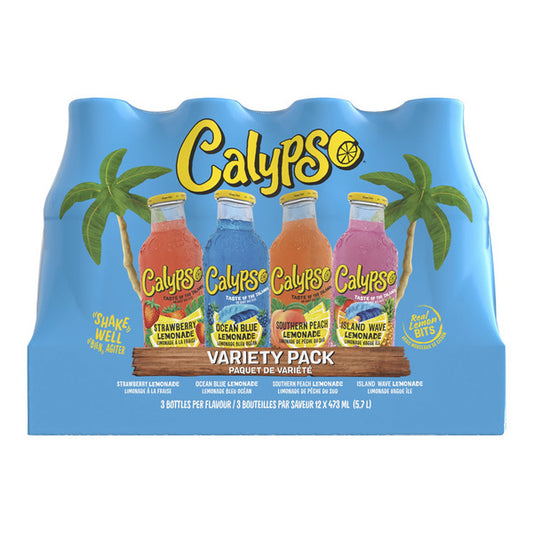 Calypso Lemonade Variety Pack, 473 mL, 12-pack — image 1