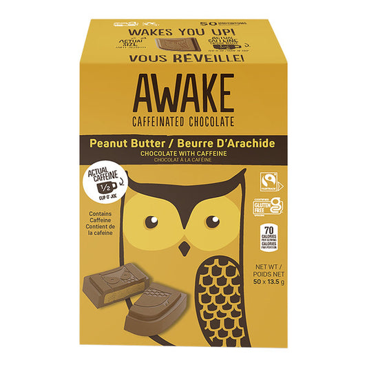 Awake Peanut Butter Chocolate Bites, 50 × 13.5 g — product image