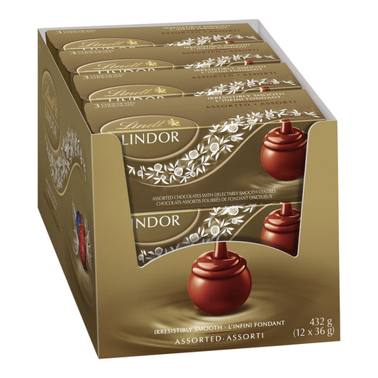 Lindor 3 Pack Assorted, 12×36 g — product image