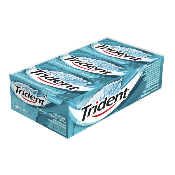 Trident Sugar-free Freshmint Gum, 12 × 14 pieces — gallery image 2