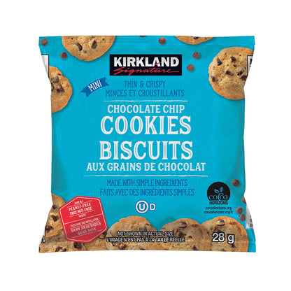 Kirkland Signature Mini Chocolate Chip Cookies, 30 × 28 g — product image