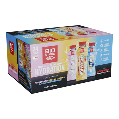 Biosteel Zero Sugar Hydration Drink Variety Pack, 473 mL 24-pack — image 1