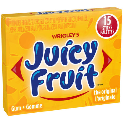 Juicy Fruit Original Gum, 10 × 15 pieces — product image