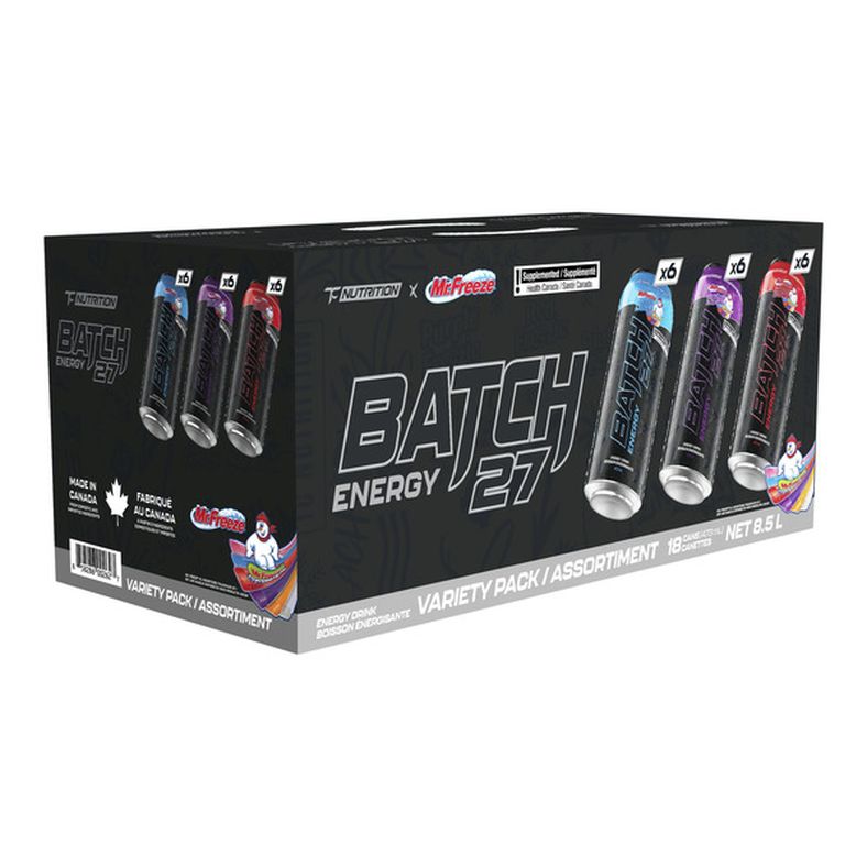 Batch 27 Energy Drink, 473 mL, 18-pack — image 1
