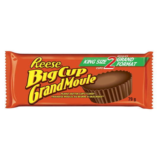 Reese Big Cup Peanut Butter Cups Candy, 16×79 g — product image