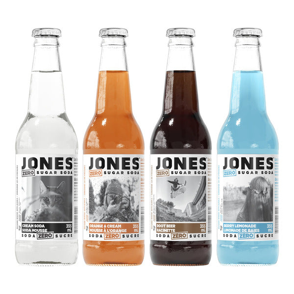 Jones Soda Zero Variety, 24 x 355 mL — image 4