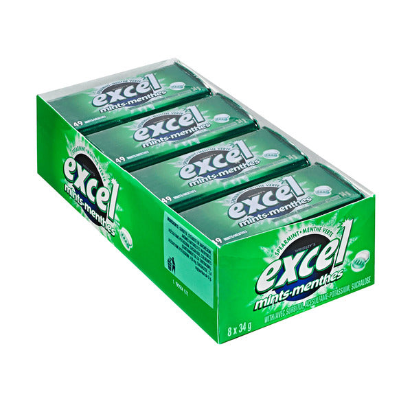 Excel Spearmint Mints, 8 × 34 g — gallery image 2