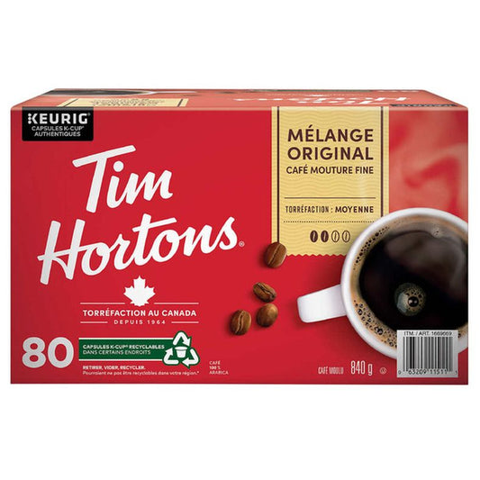 Tim Hortons Single-serve K-Cup Pods, 80-count — image 1