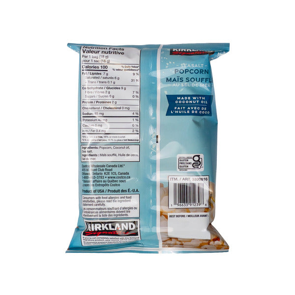 Kirkland Signature Sea Salt Popcorn, 36 × 18 g — gallery image 2