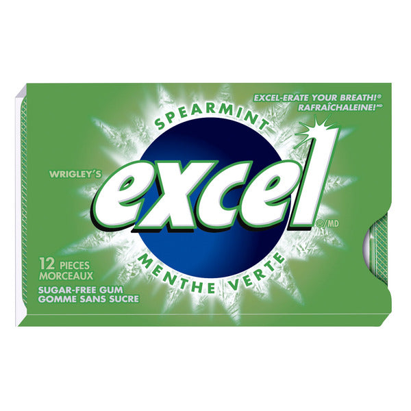 Excel Sugar-free Spearmint Gum, 12 × 12 pieces — product image