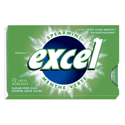 Excel Sugar-free Spearmint Gum, 12 × 12 pieces — product image