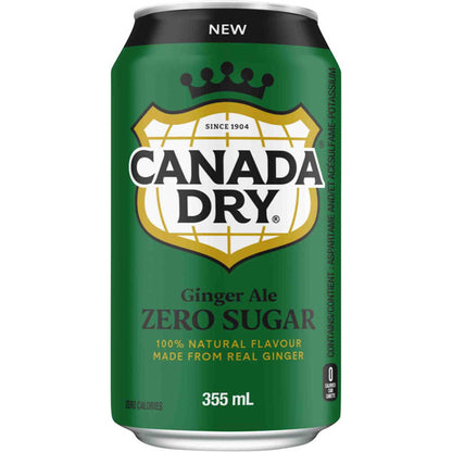 Canada Dry Ginger Ale Zero Sugar 355 mL 32-pack — image 5