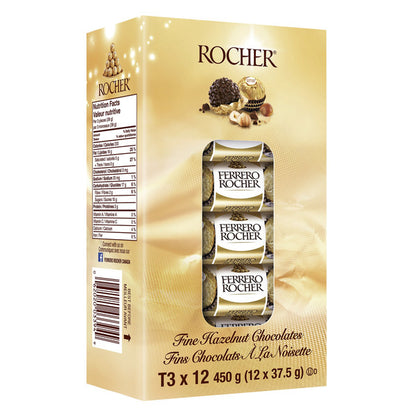 Ferrero Rocher Fine Hazelnut Chocolate, 12 × 38 g — gallery image 2