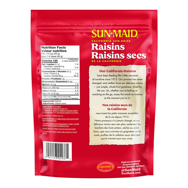 Sun Maid California Sun-Dried Raisins, 2 x 1.02 kg — gallery image 3