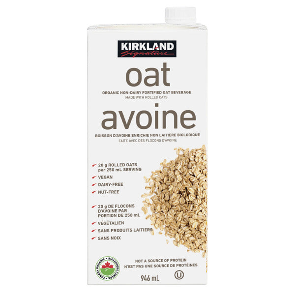 Kirkland Signature Organic Non-Dairy Fortified Oat Beverage 6 × 946 mL — image 3