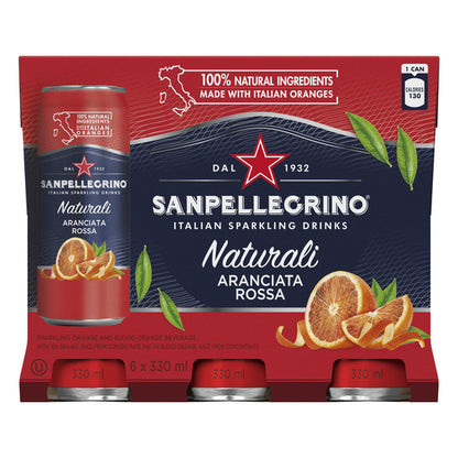 San Pellegrino Naturali Aranciata, 24 cans × 330 mL — image 3