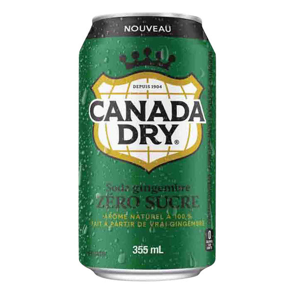 Canada Dry Ginger Ale Zero Sugar 355 mL 32-pack — image 2