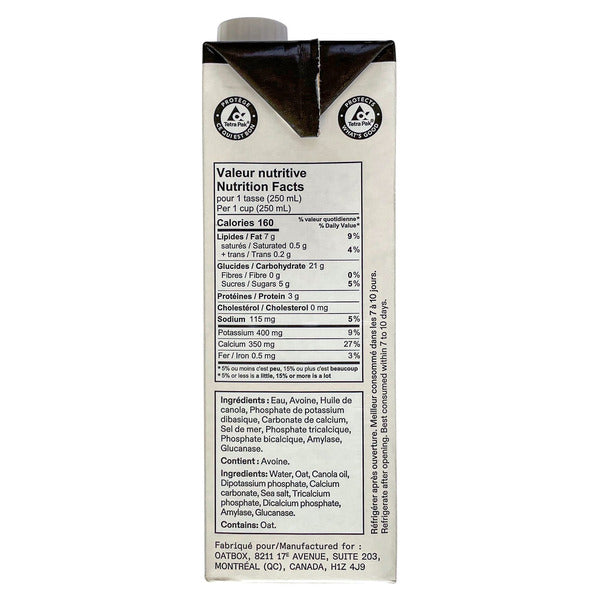 Oatbox Barista Oat Beverage 6 x 946 mL — image 3