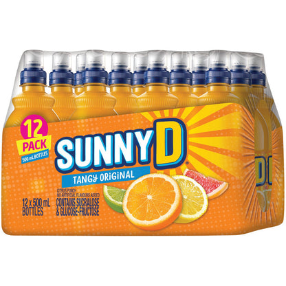 Sunny D, Tangy Original, 500 mL, 12-pack — image 2