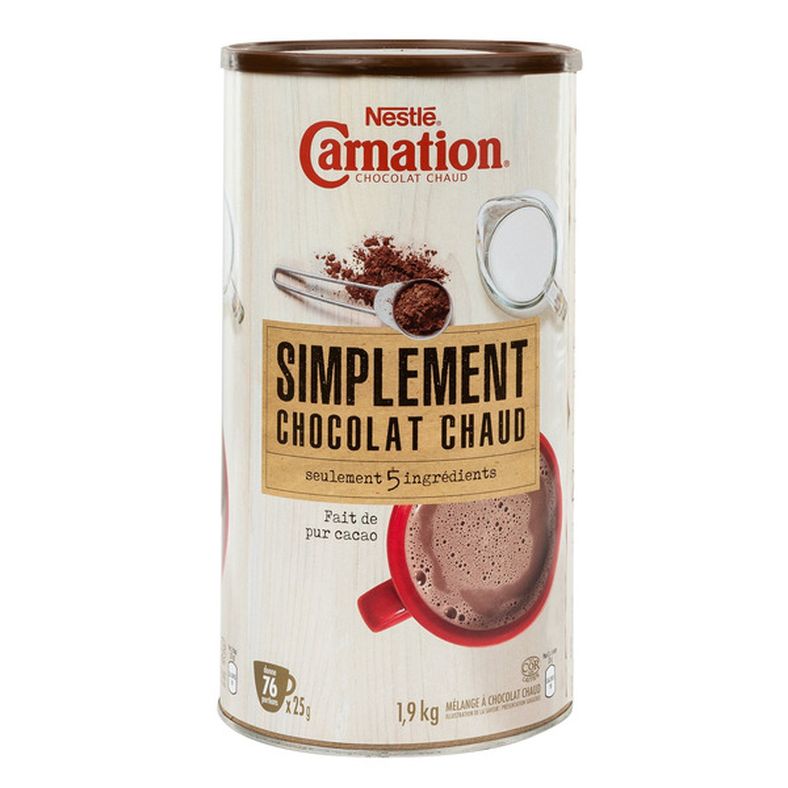 Carnation Hot Chocolate, Simply 5 Ingredients, 1.9 kg — image 1