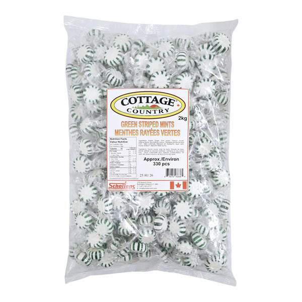 Cottage Country Green Striped Mints, 2 kg — product image