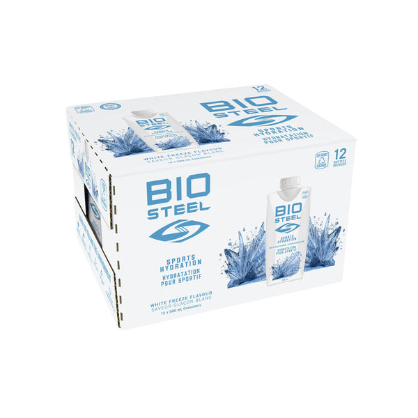 BioSteel White Freeze Sport Drink 12 x 500 mL — image 1